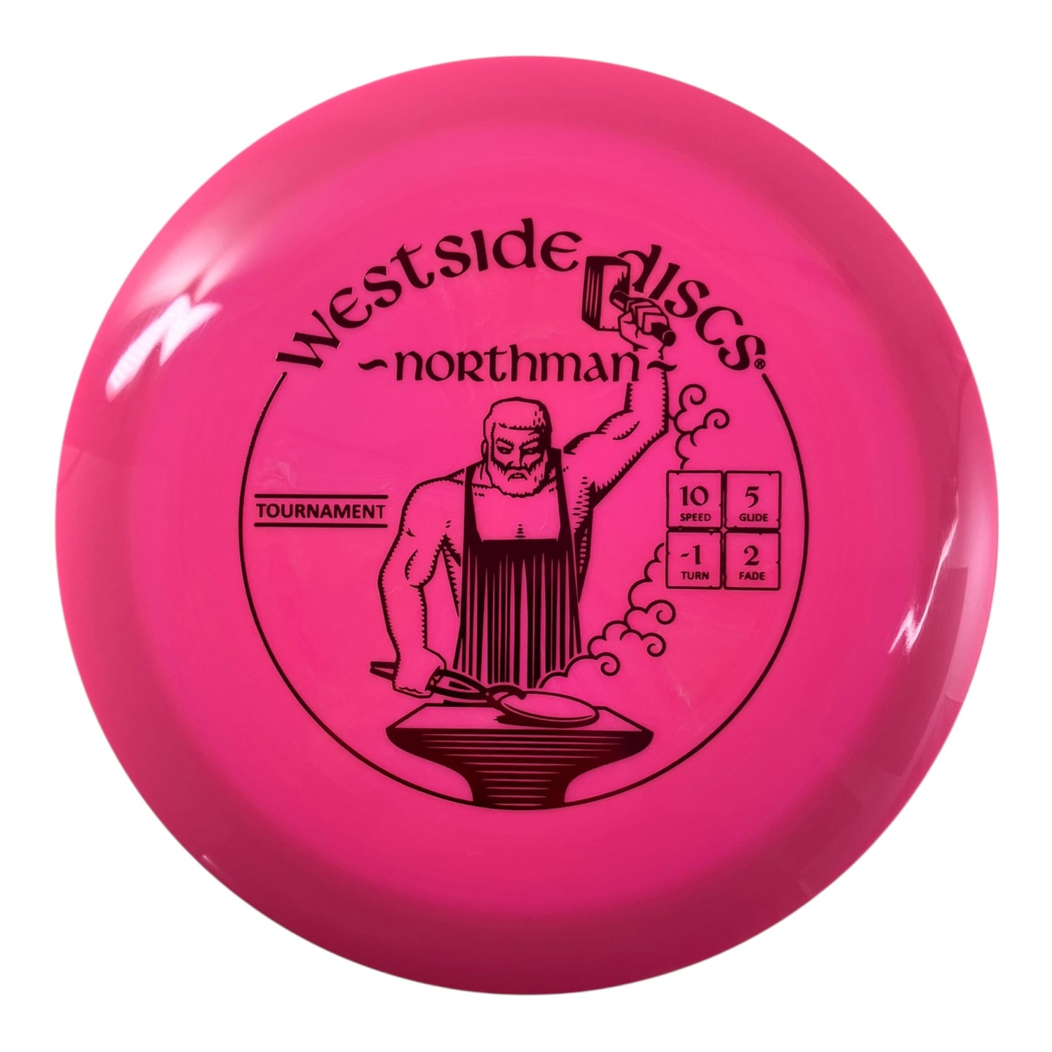 Westside Discs Northman | Tournament | Pink/Red 176g Disc Golf