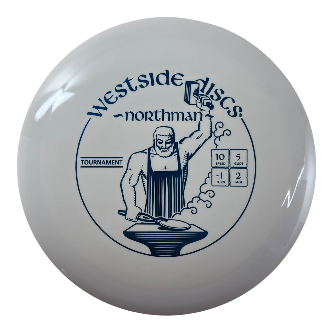 Westside Discs Northman | Tournament | White/Blue 176g Disc Golf