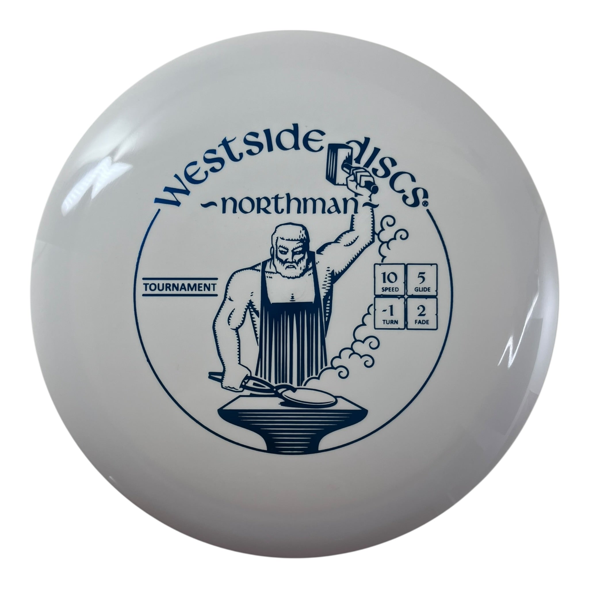 Westside Discs Northman | Tournament | White/Blue 176g Disc Golf