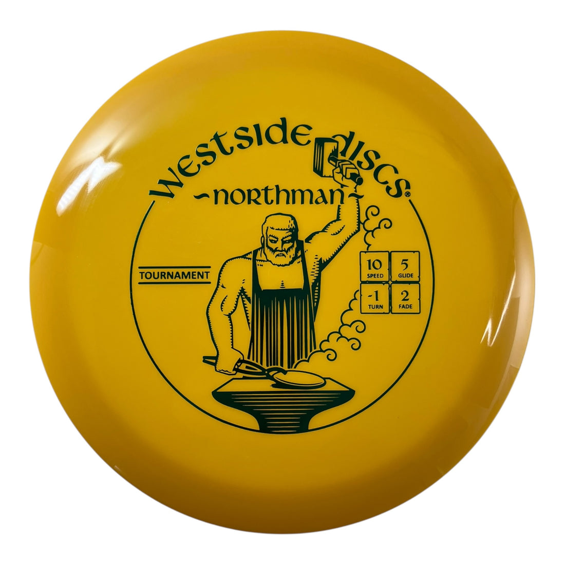 Westside Discs Northman | Tournament | Yellow/Green 174g Disc Golf