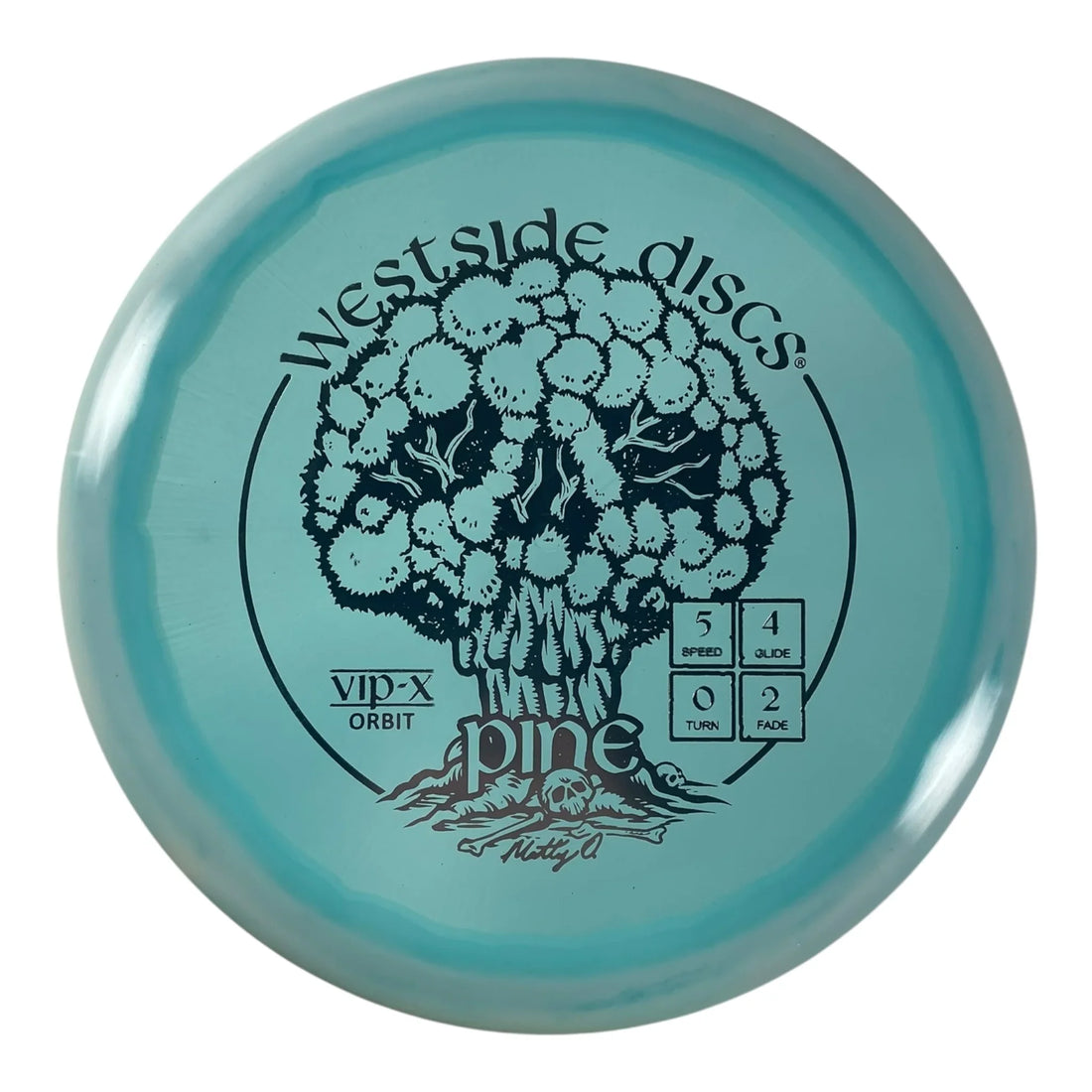 Westside Discs Pine | VIP-X Orbit | Blue/Silver 180g (Matt Orum) Disc Golf