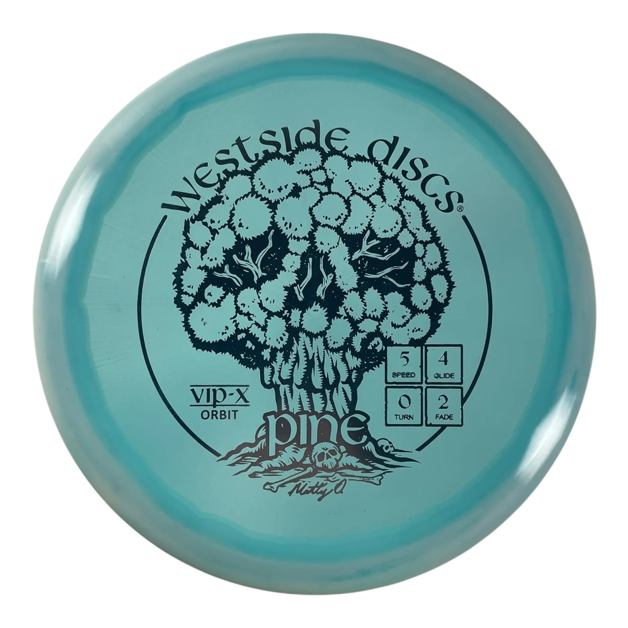 Westside Discs Pine | VIP-X Orbit | Blue/Silver 180g (Matt Orum) Disc Golf