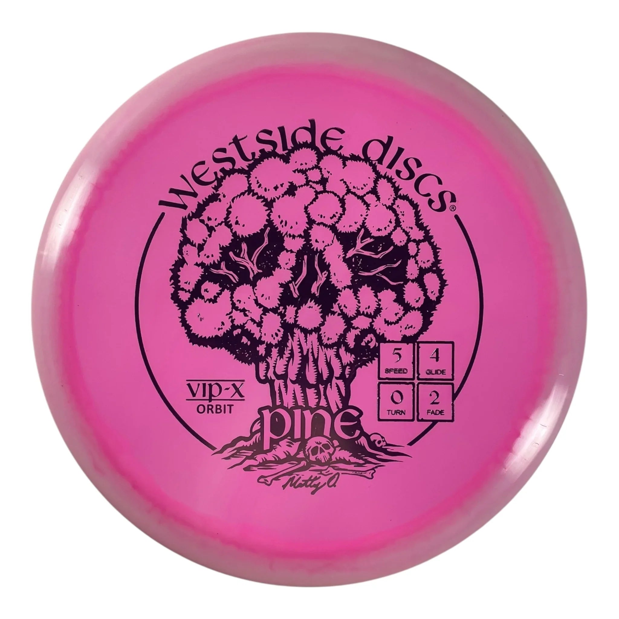 Westside Discs Pine | VIP-X Orbit | Pink/Silver 178-180g (Matt Orum) Disc Golf