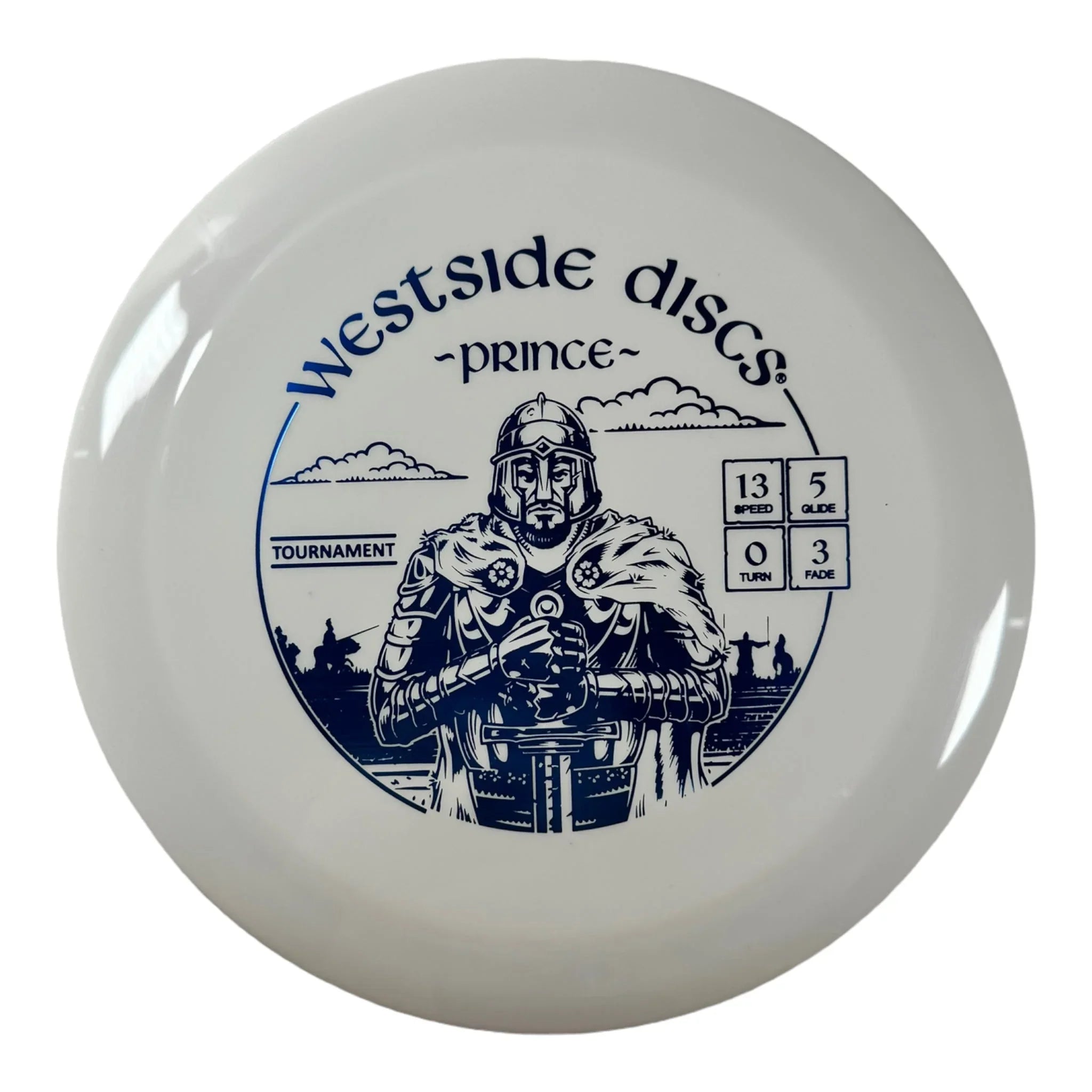 Westside Discs Prince | Tournament | White/Blue 173 - 175g Disc Golf