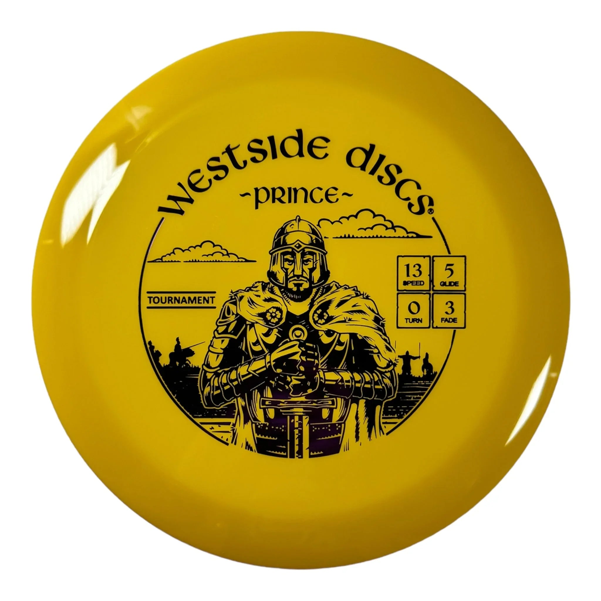 Westside Discs Prince | Tournament | Yellow/Purple 173 - 174g Disc Golf
