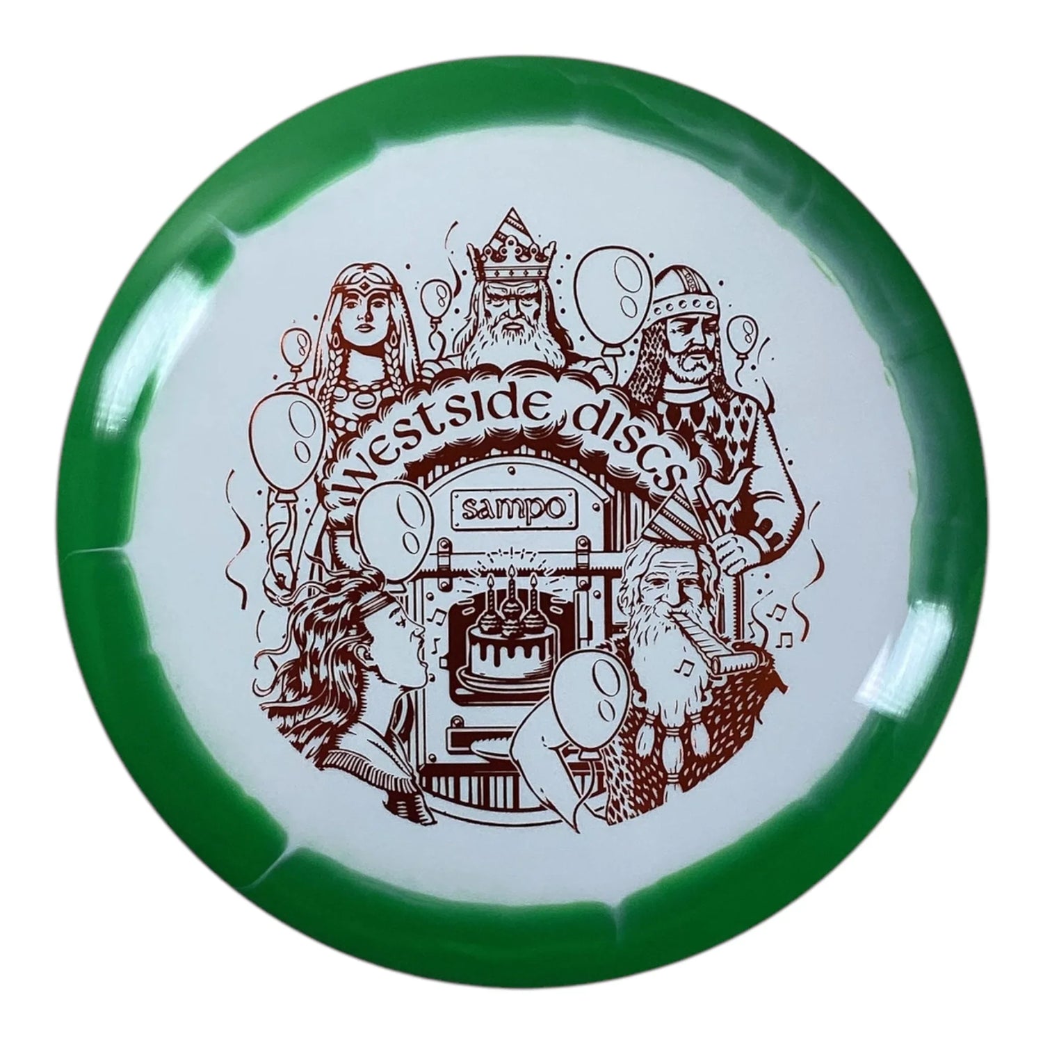 Westside Discs Sampo | Tournament Orbit | Green/Bronze 173g Disc Golf