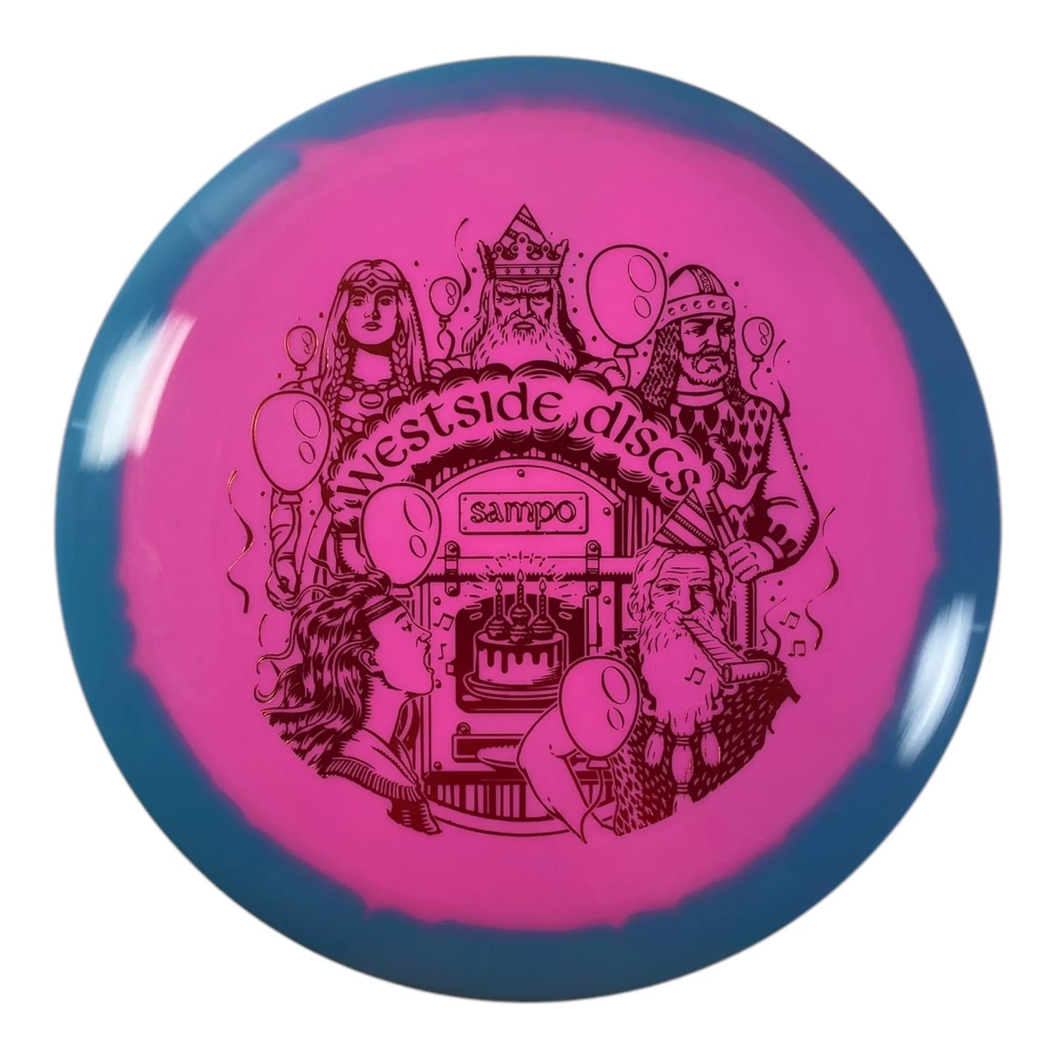Westside Discs Sampo | Tournament Orbit | Pink/Blue 173g (Kalevala) Disc Golf