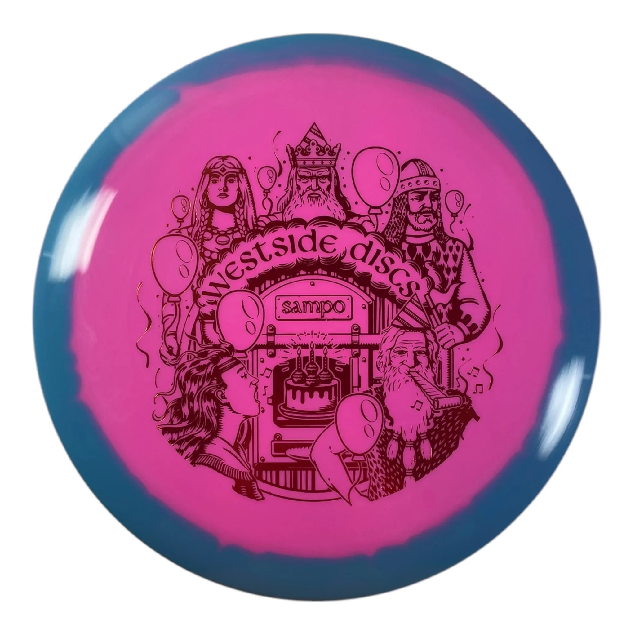 Westside Discs Sampo | Tournament Orbit | Pink/Blue 173g (Kalevala) Disc Golf