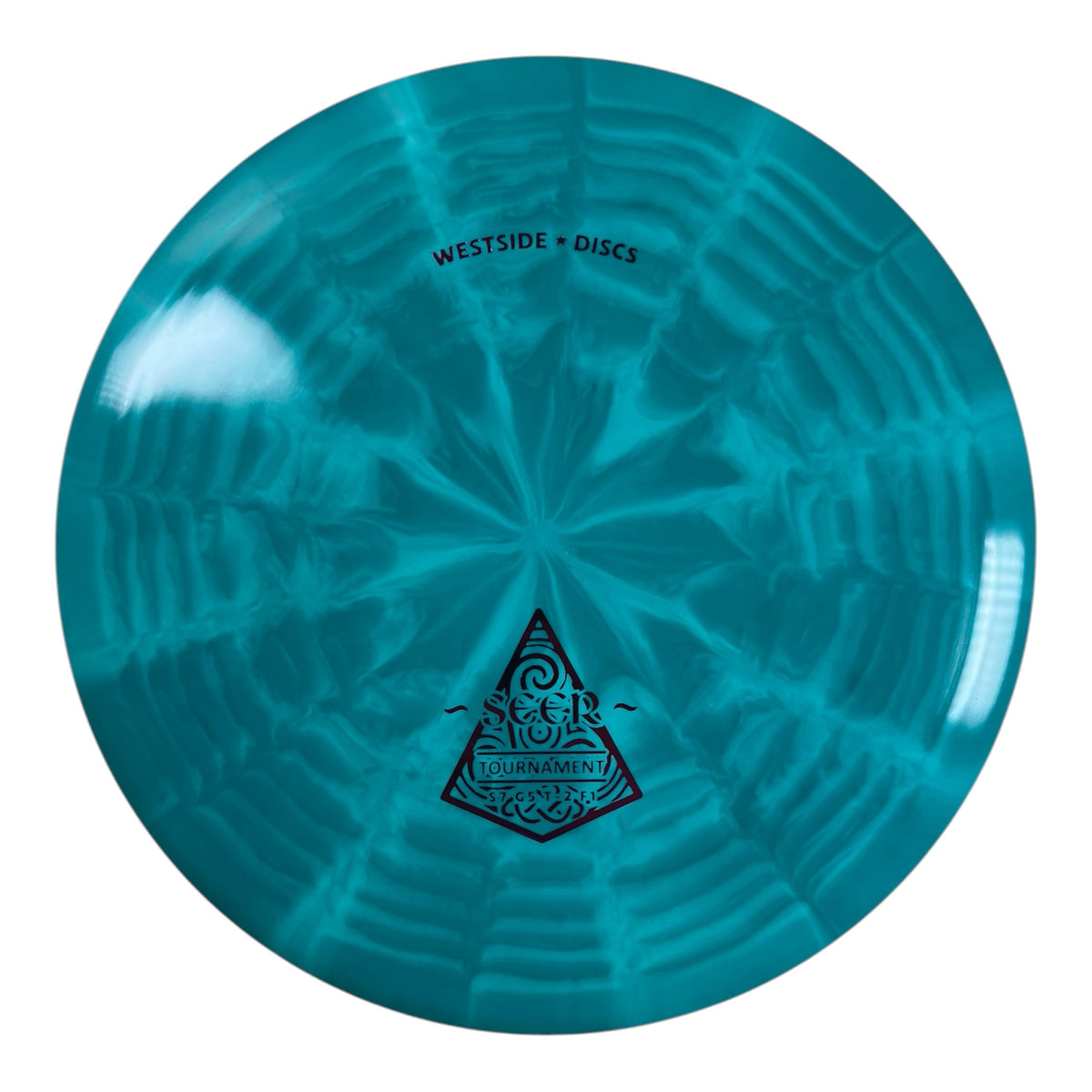 Westside Discs Seer | Tournament Rill | Blue/Purple 176g Disc Golf