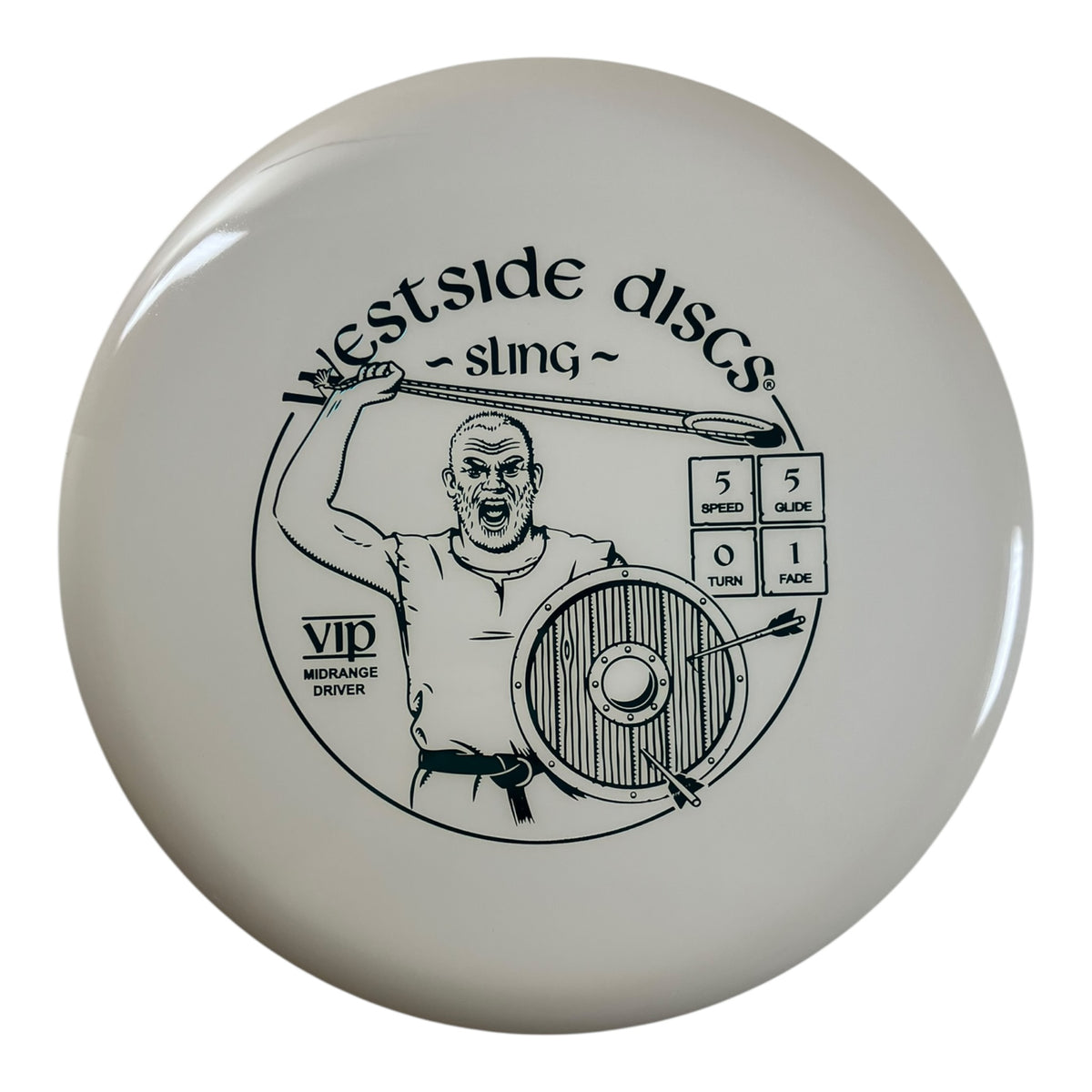 Westside Discs Sling | VIP | White/Blue 174g Disc Golf