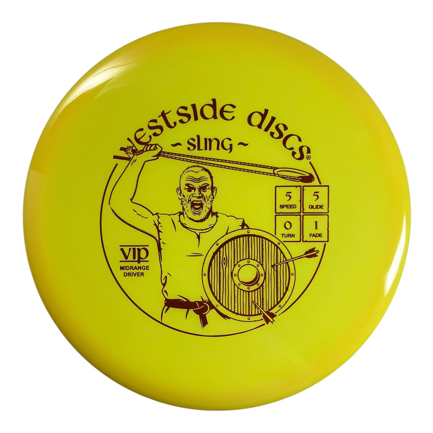 Westside Discs Sling | VIP | Yellow/Red 180g Disc Golf