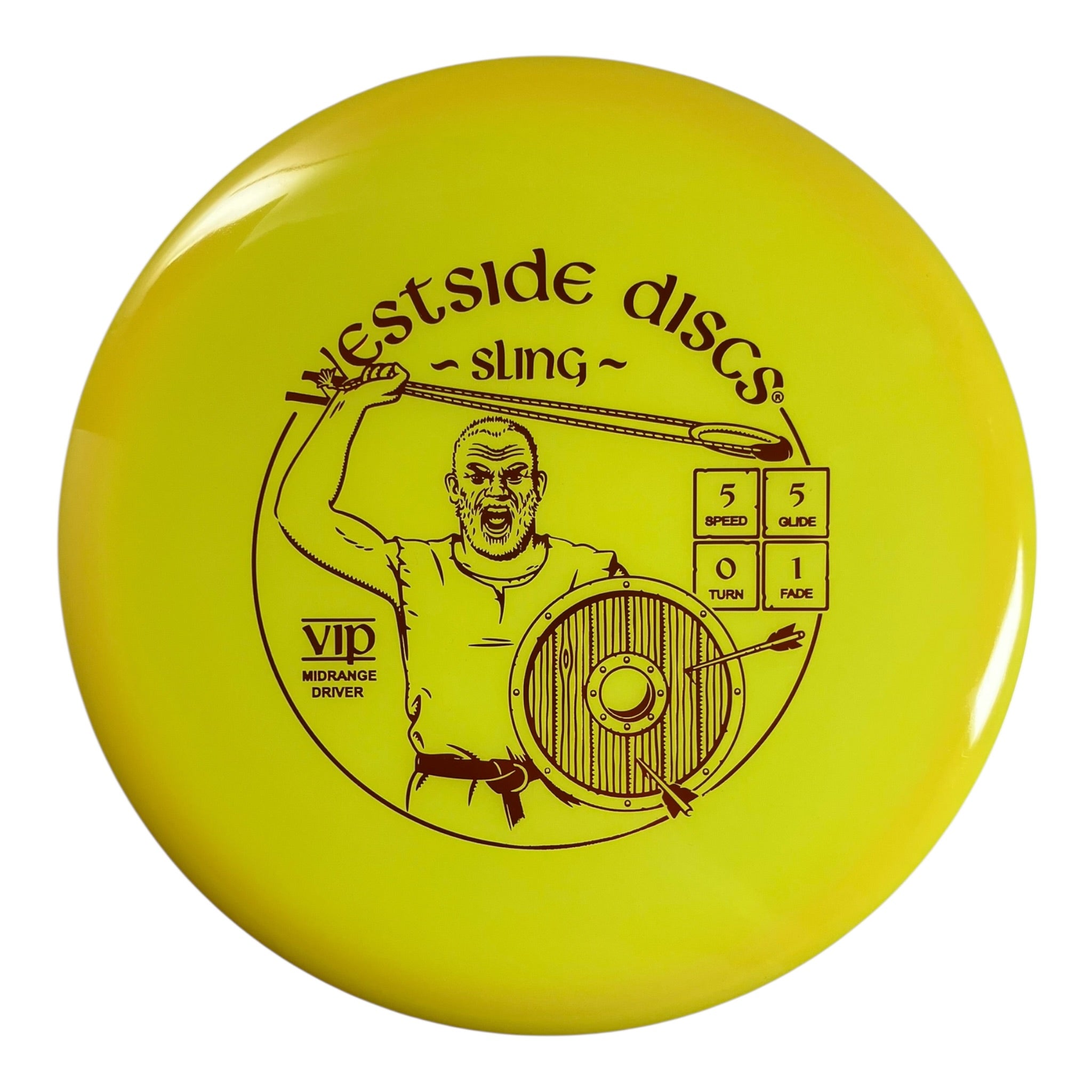 Westside Discs Sling | VIP | Yellow/Red 180g Disc Golf