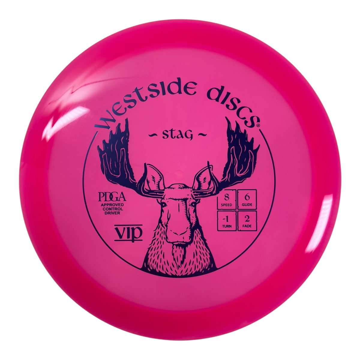 Westside Discs Stag | VIP | Pink/Purple 173g Disc Golf