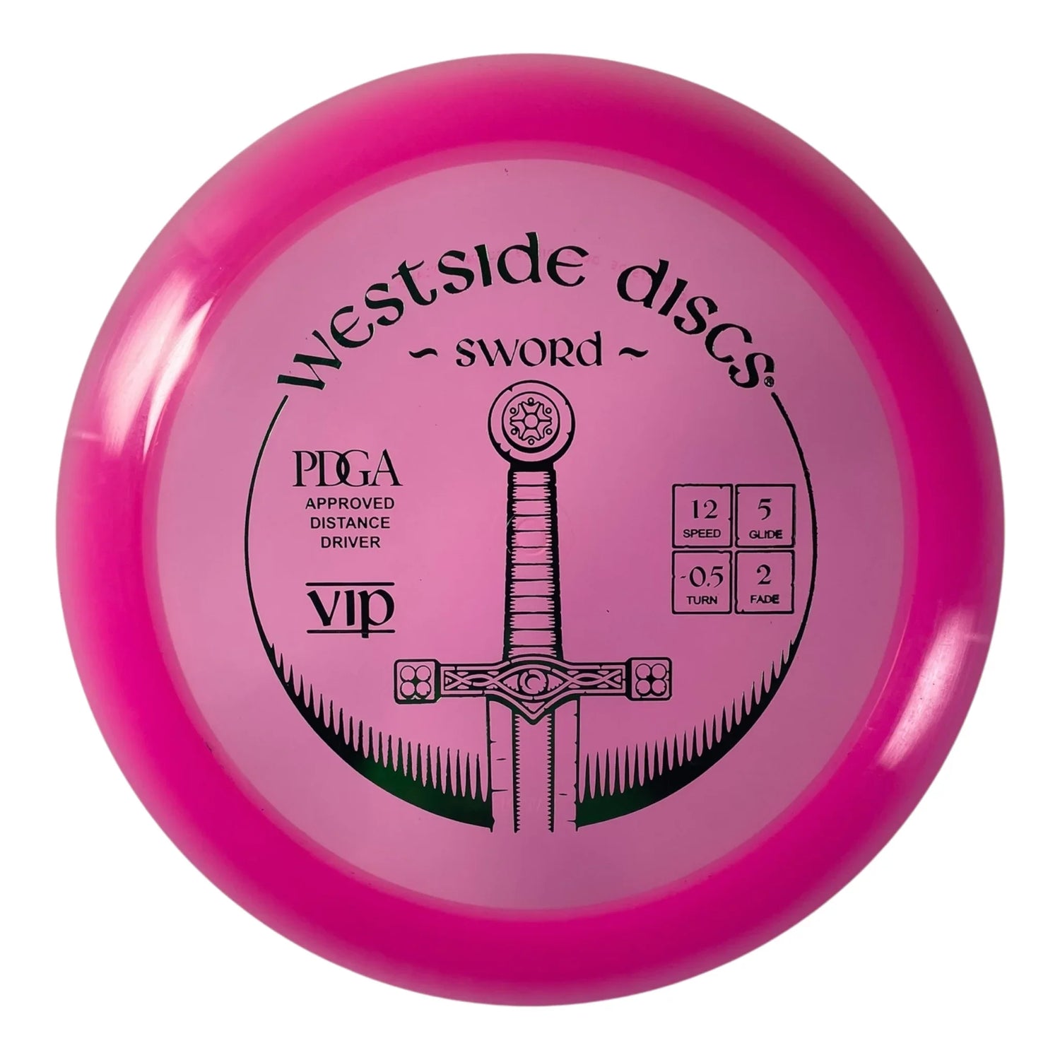 Westside Discs Sword | VIP | Pink/Green 173g Disc Golf