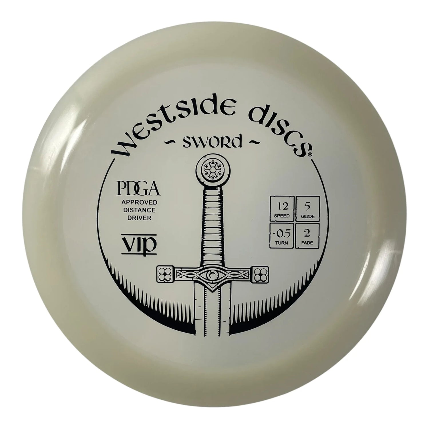 Westside Discs Sword | VIP | White/Black 173g Disc Golf