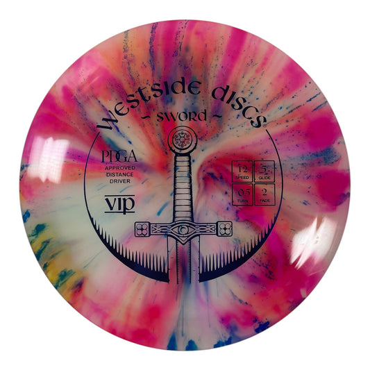 Westside Discs Sword | VIP | Pink/Blue 174g (Brainwave Dye) Disc Golf