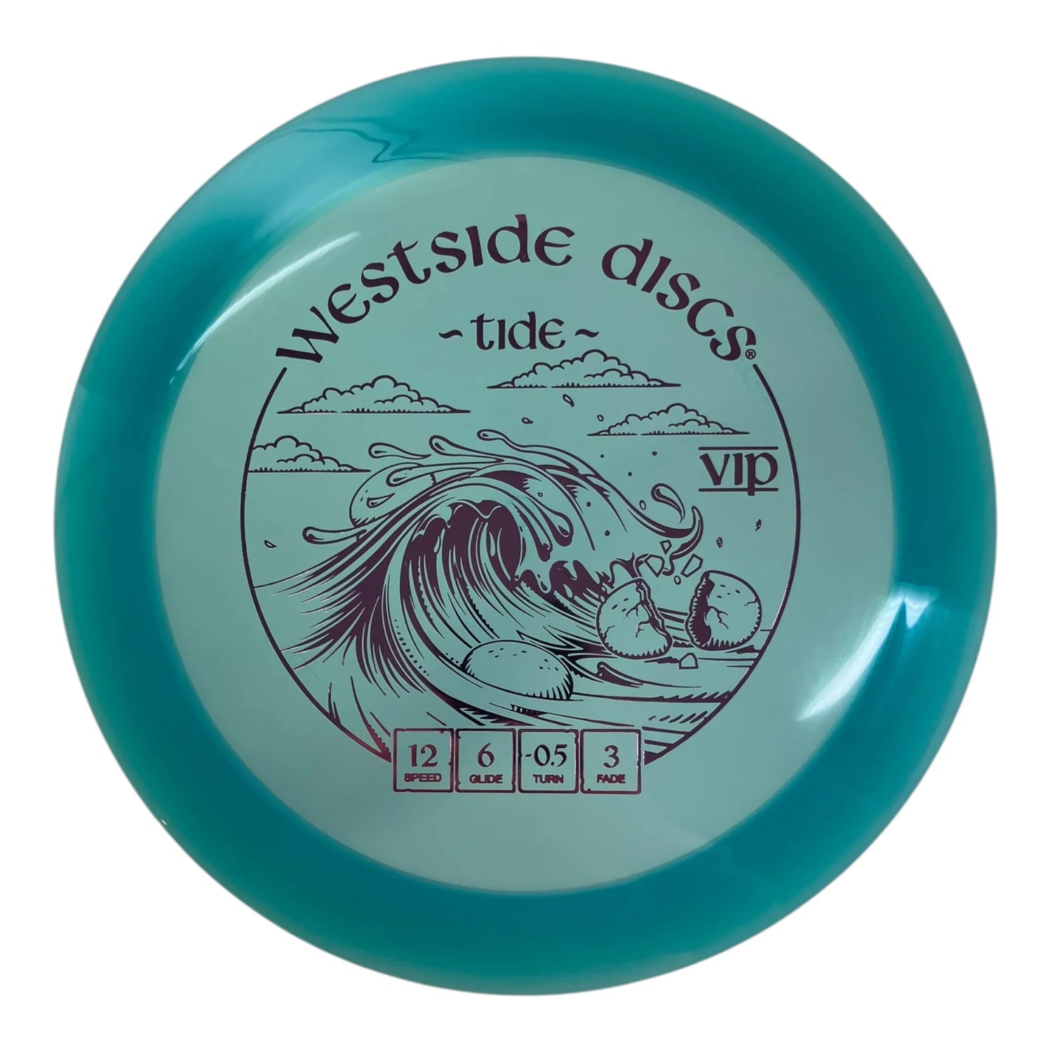 Westside Discs Tide | VIP | Blue/Pink 175g Disc Golf
