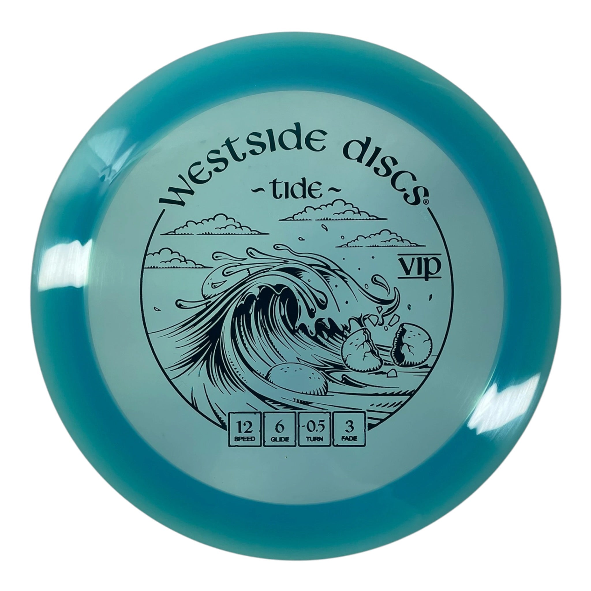 Westside Discs Tide | VIP | Blue/Teal 175g Disc Golf
