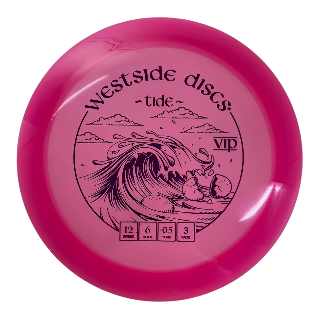 Westside Discs Tide | VIP | Pink/Purple 173g Disc Golf
