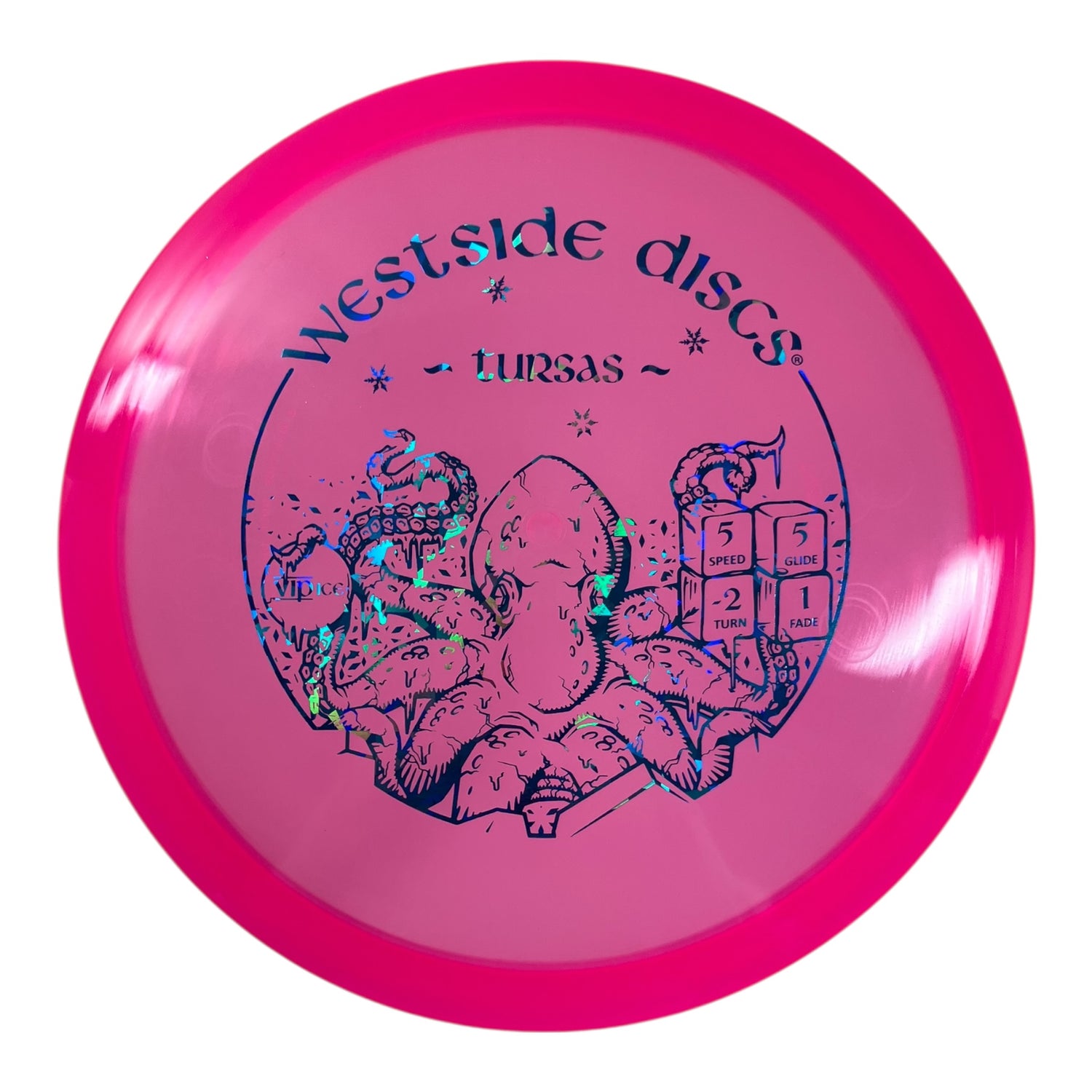Westside Discs Tursas | VIP Ice | Pink/Blue 178g Disc Golf