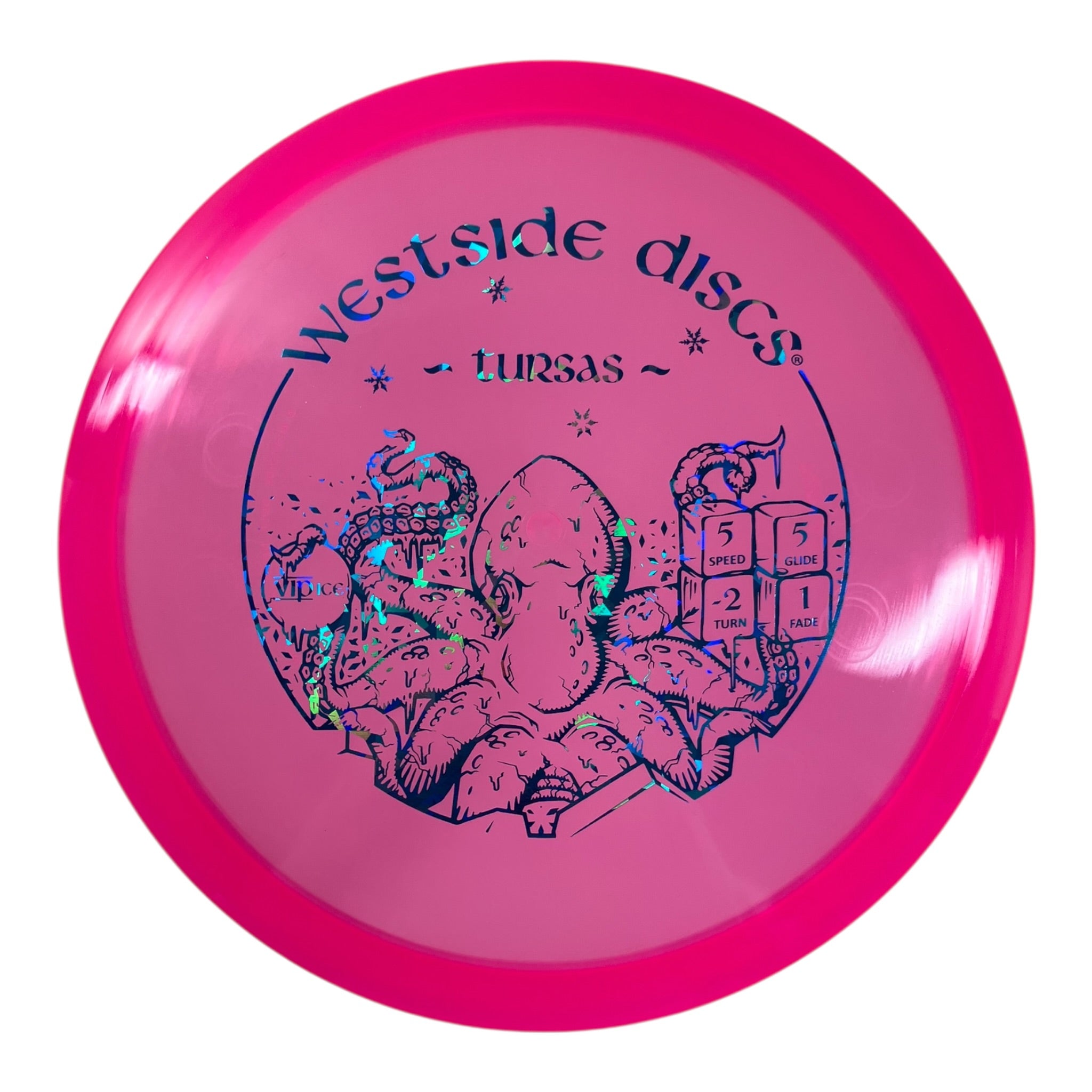 Westside Discs Tursas | VIP Ice | Pink/Blue 178g Disc Golf
