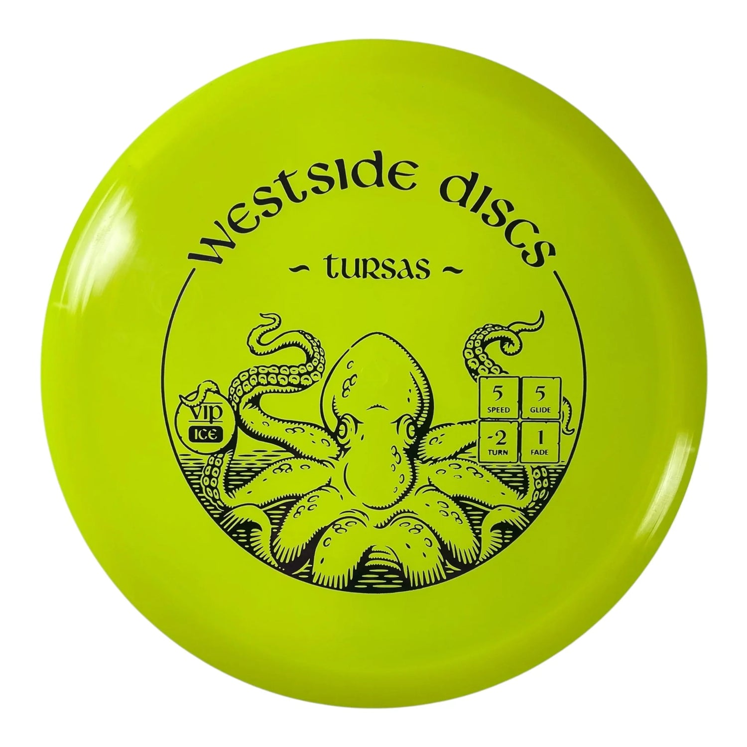 Westside Discs Tursas | VIP Ice | Yellow/Purple 178g Disc Golf