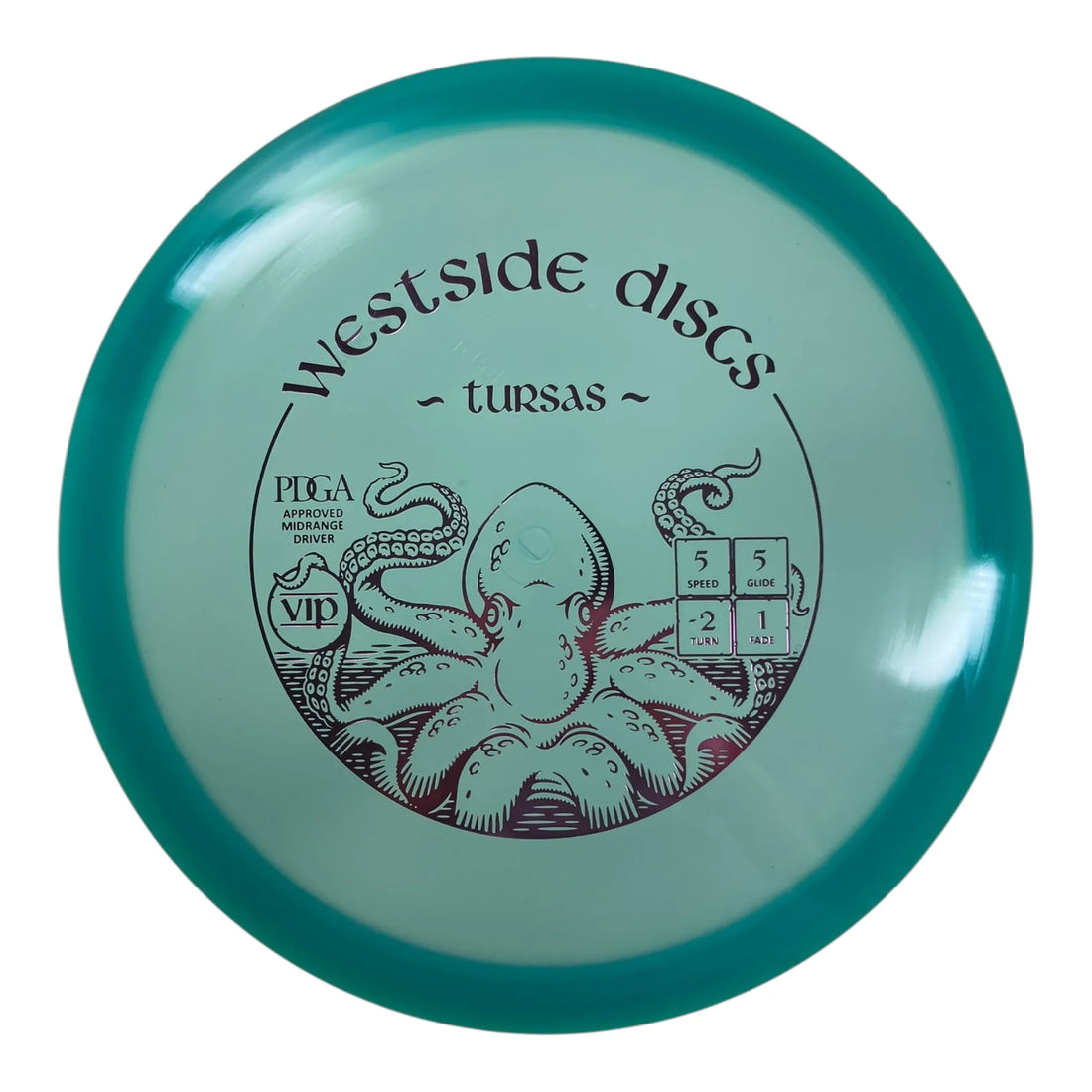 Westside Discs Tursas | VIP | Blue/Purple 169g Disc Golf