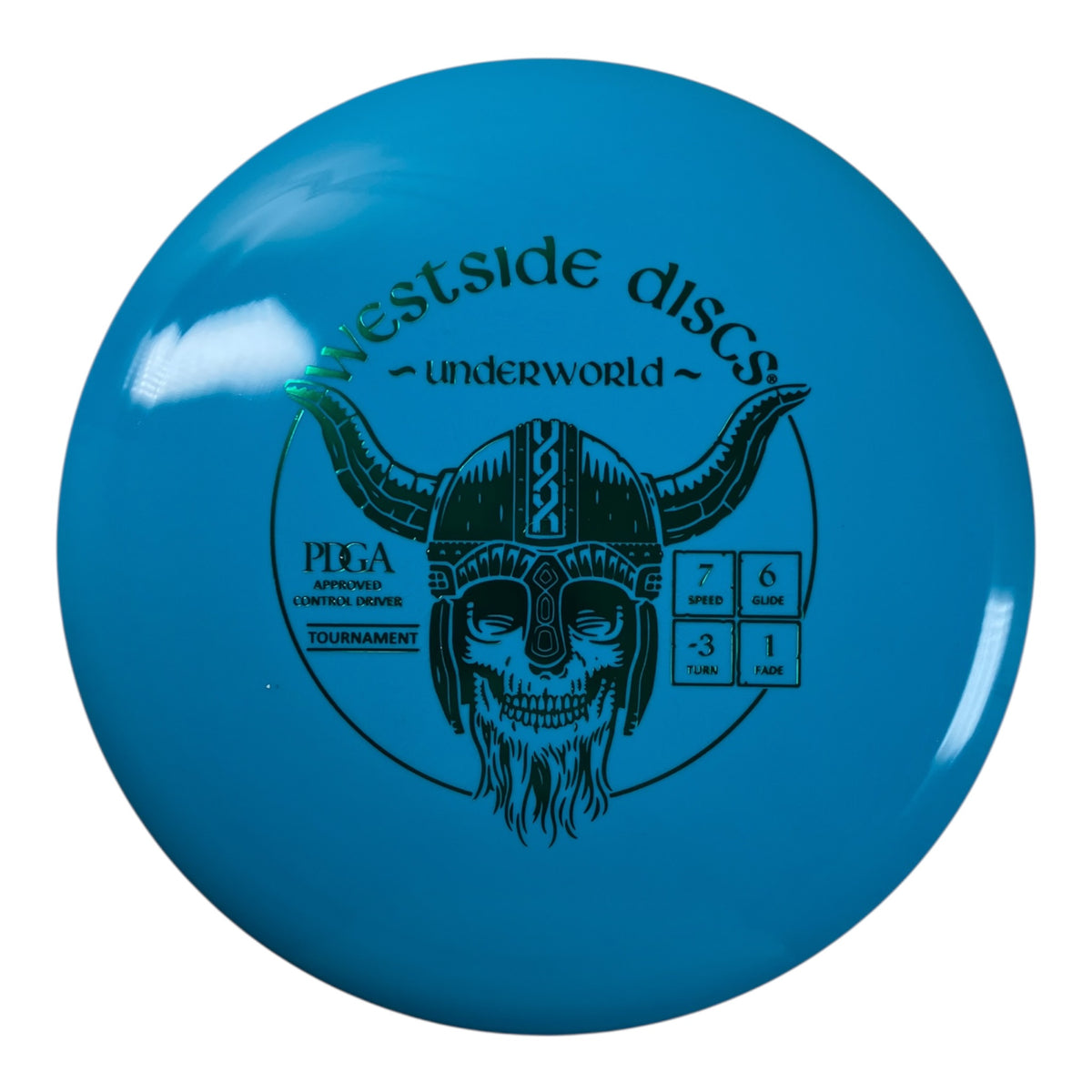 Westside Discs Underworld | Tournament | Blue/Green 173g Disc Golf
