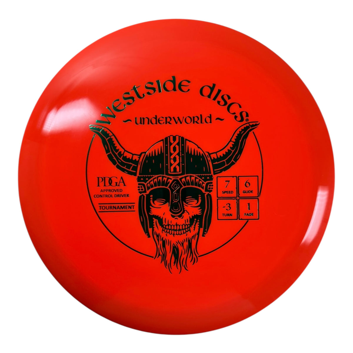 Westside Discs Underworld | Tournament | Orange/Green 173g Disc Golf