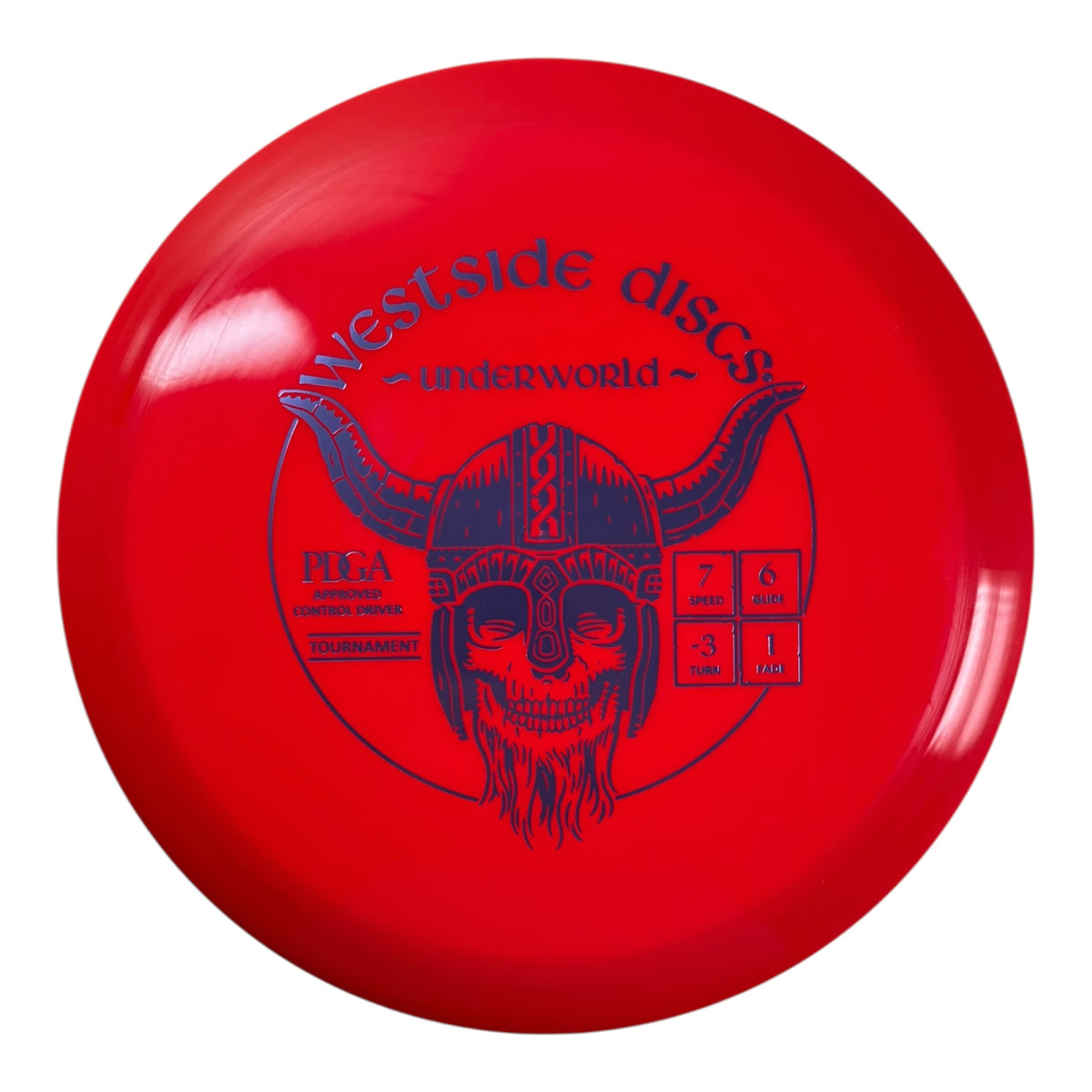 Westside Discs Underworld | Tournament | Red/Purple 171g Disc Golf