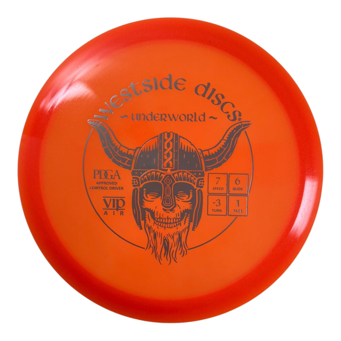 Westside Discs Underworld | VIP Air | Orange/Holo 157g Disc Golf