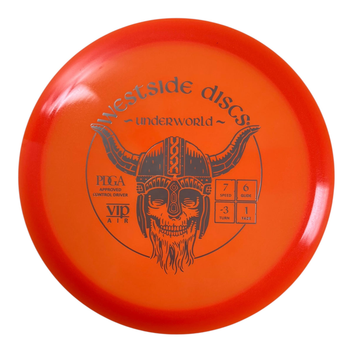 Westside Discs Underworld | VIP Air | Orange/Holo 157g Disc Golf