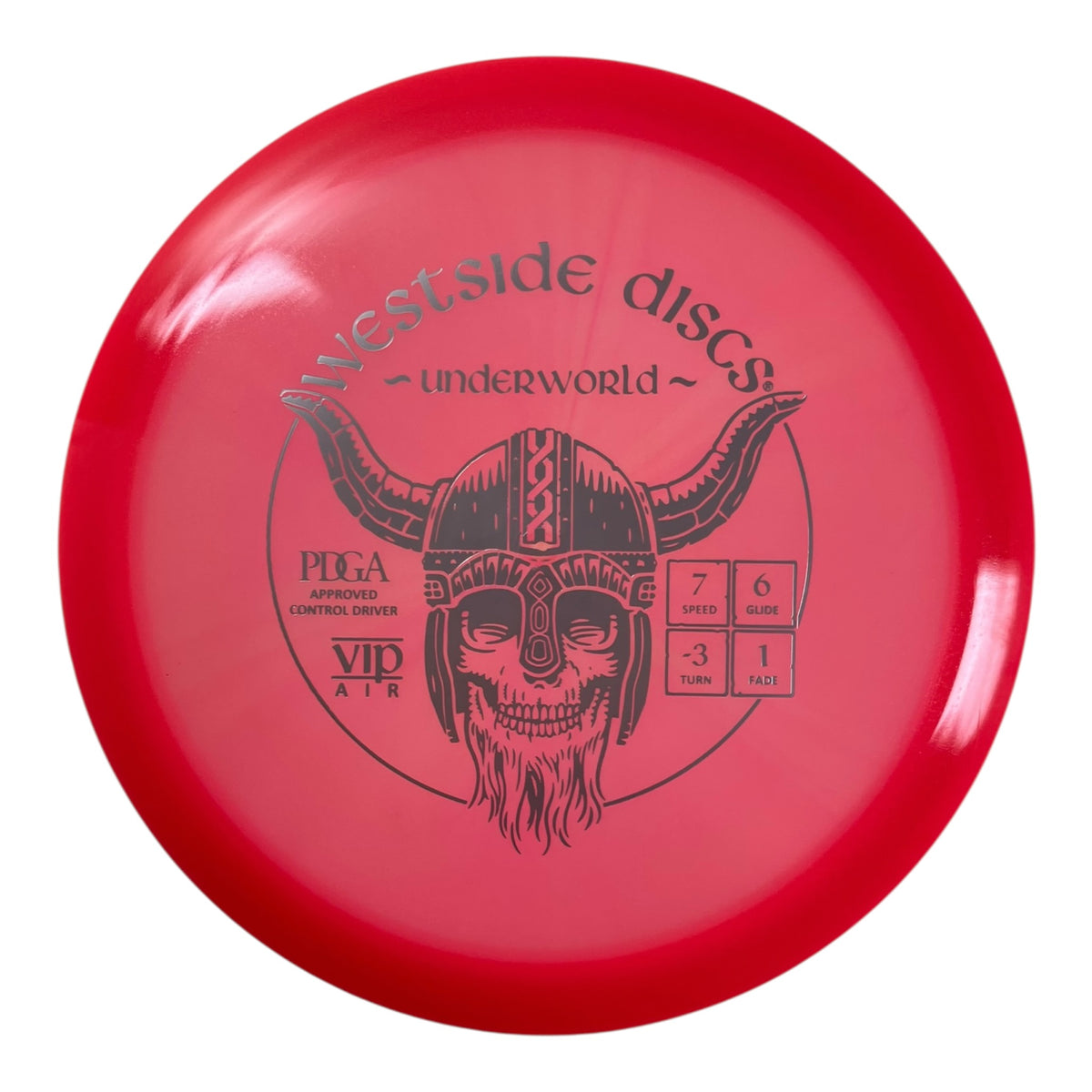 Westside Discs Underworld | VIP Air | Red/Holo 157g Disc Golf