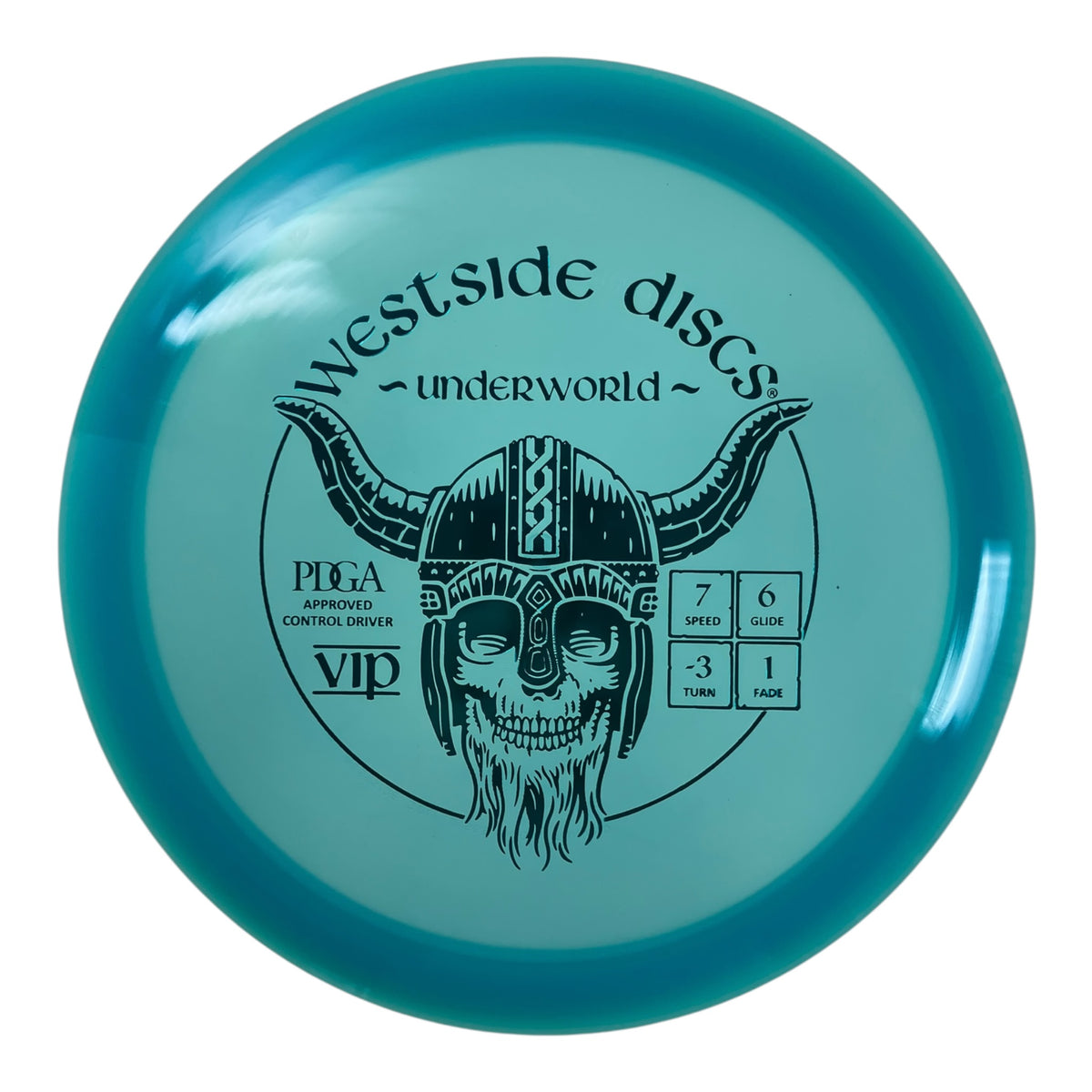 Westside Discs Underworld | VIP | Blue/Blue 174g Disc Golf