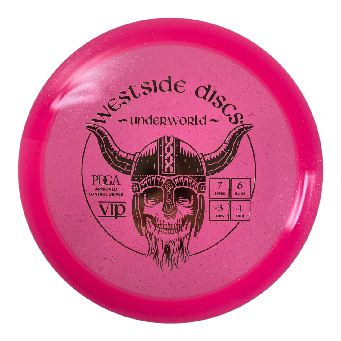 Westside Discs Underworld | VIP | Pink/Gold 173g Disc Golf