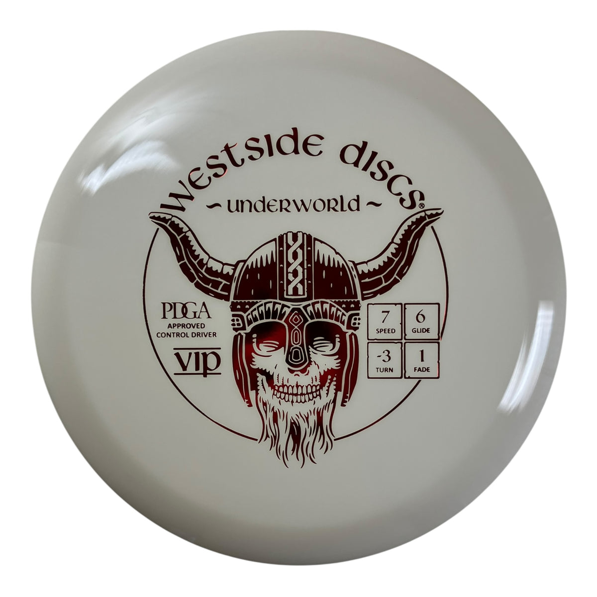 Westside Discs Underworld | VIP | White/Red 174g Disc Golf
