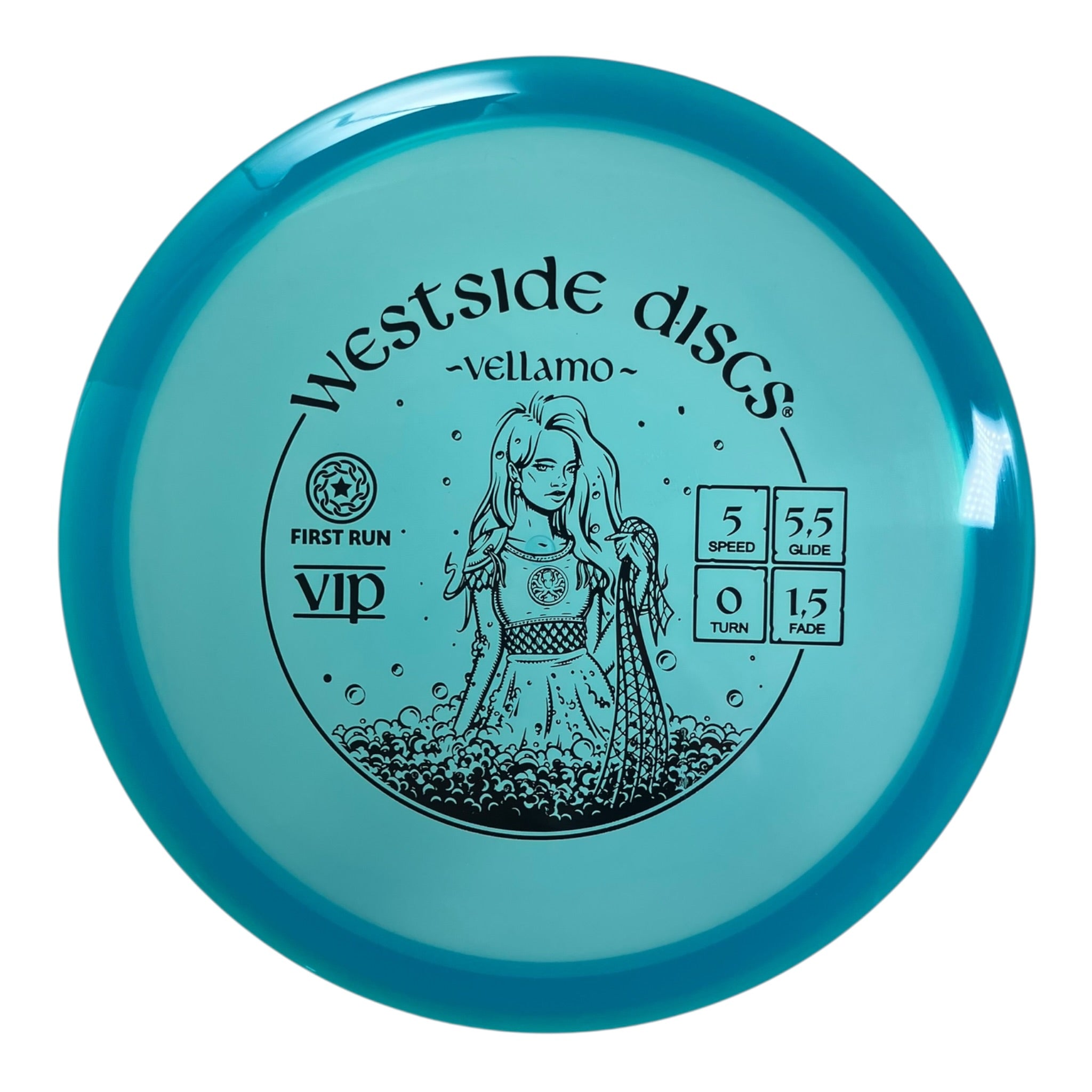 Westside Discs Vellamo | VIP | Blue/Black 174-175g (First Run) Disc Golf