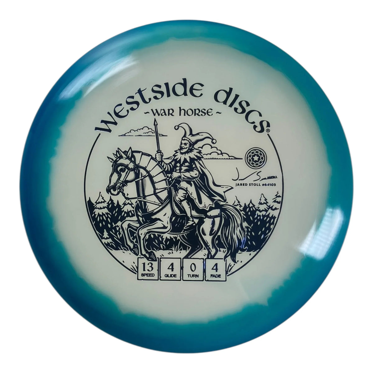 Westside Discs War Horse | VIP Orbit | Blue/Blue 175g (Jared Stoll) Disc Golf