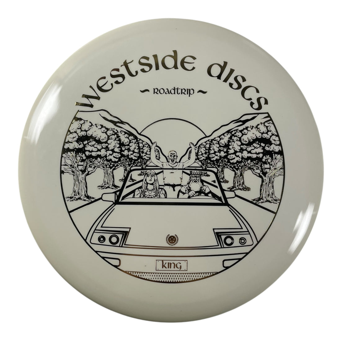 Westside Discs Warship | Tournament | White/Gold 177g (Roadtrip) Disc Golf