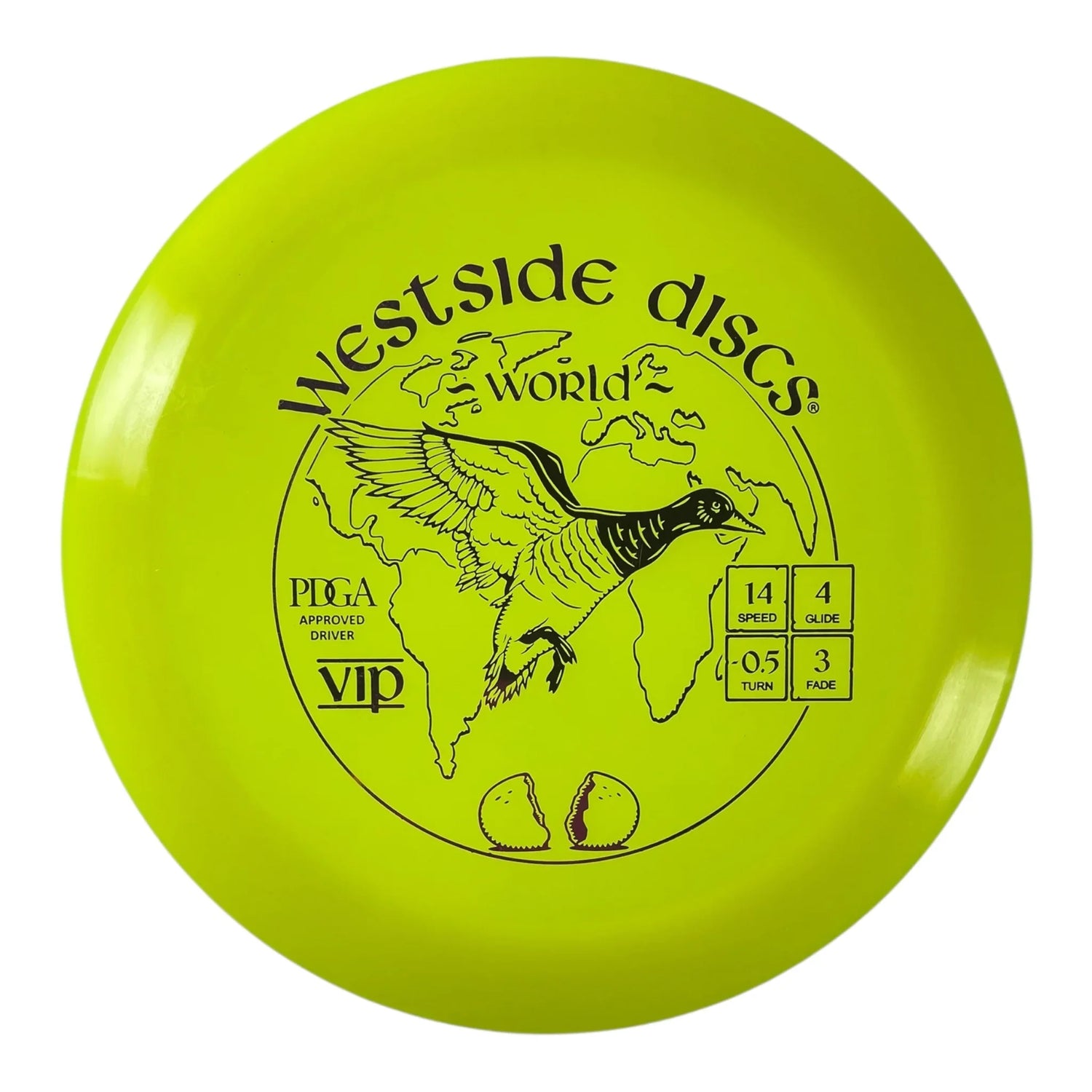 Westside Discs World | VIP | Yellow/Pink 173g Disc Golf