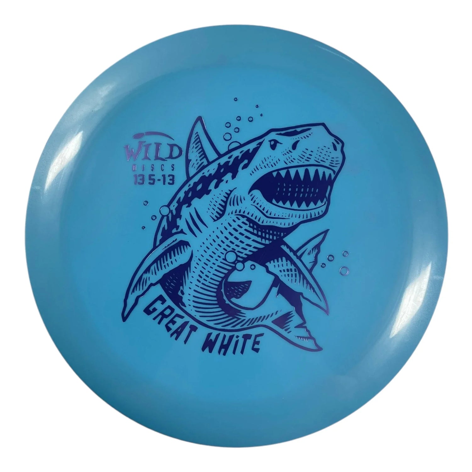 Wild Discs Great White | Lava | Blue/Purple 172g Disc Golf