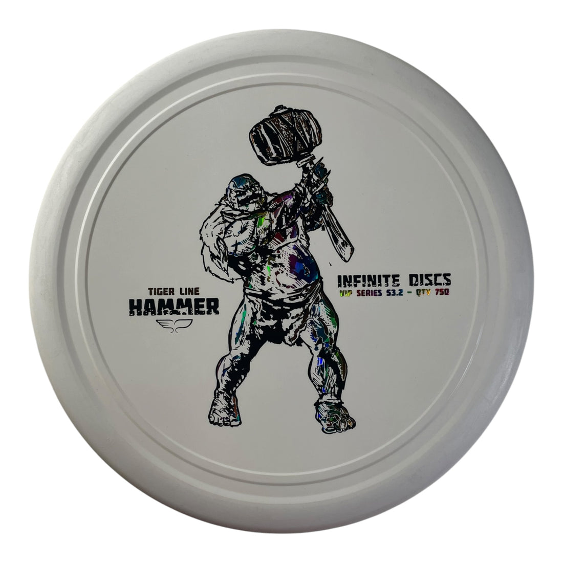 Yikun Discs Hammer | Tiger | White/Rainbow 172g (Infinite VIP Series 