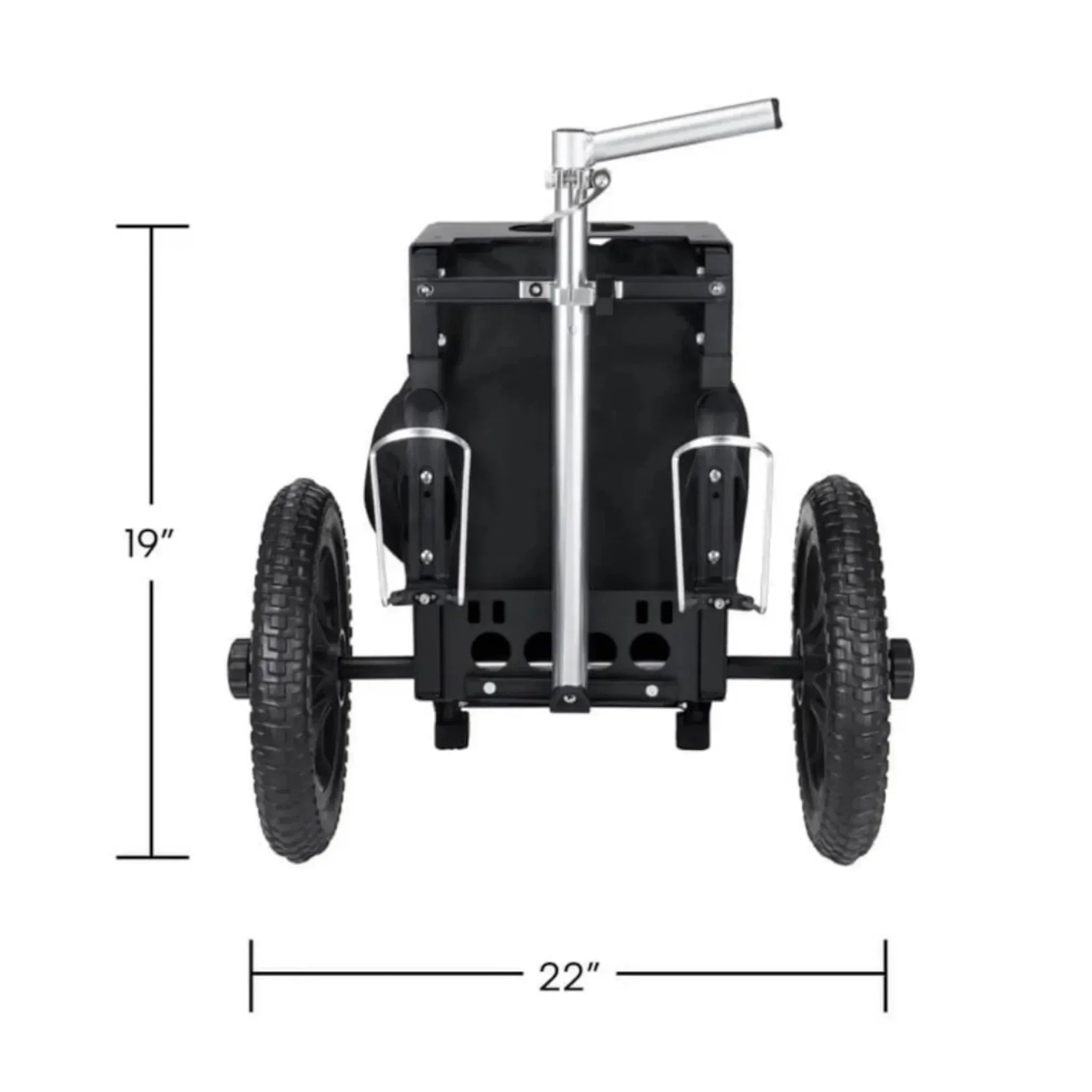 Zuca Compact Disc Golf Cart with Black Bag Disc Golf