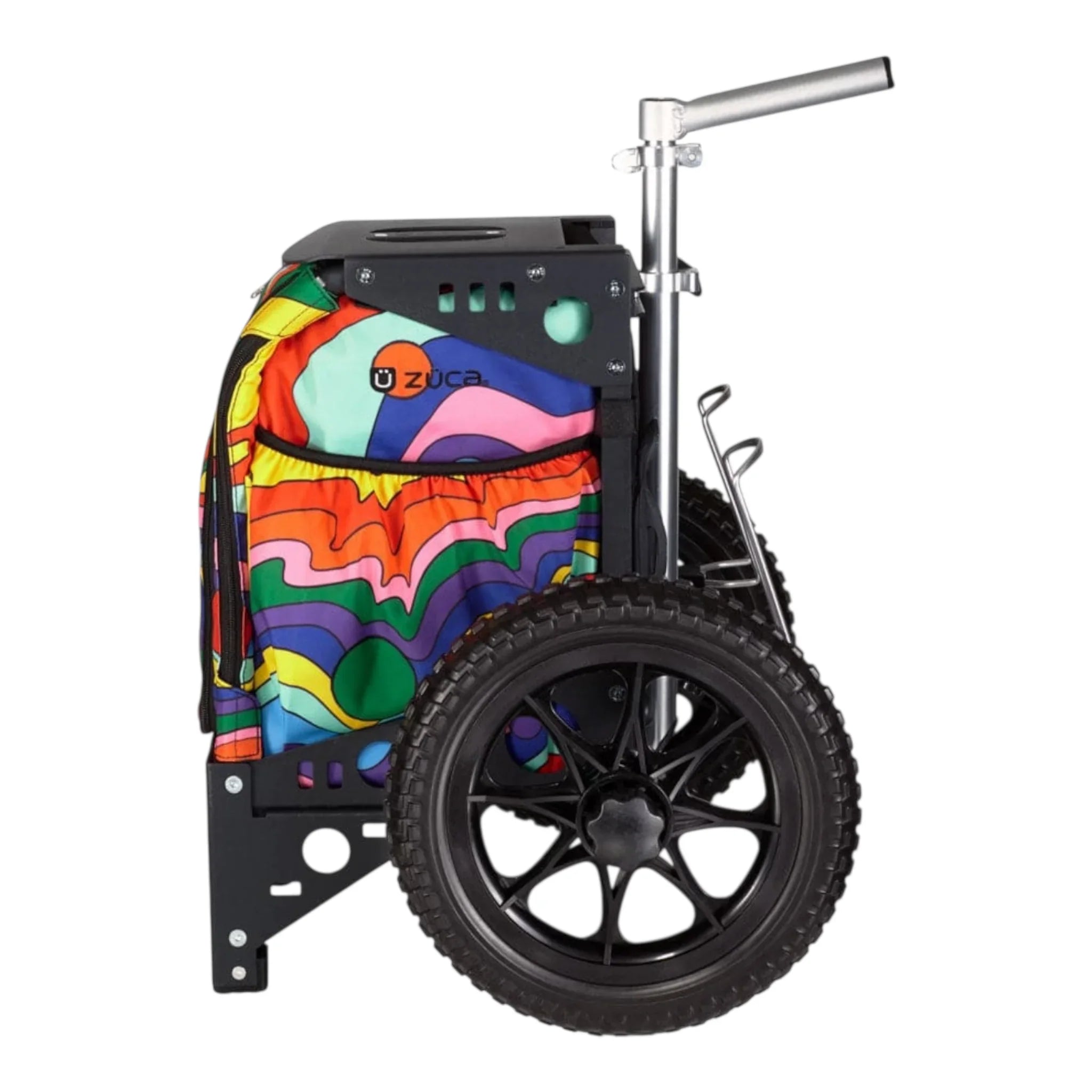 Zuca Compact Disc Golf Cart with Smooth Roller Bag Disc Golf