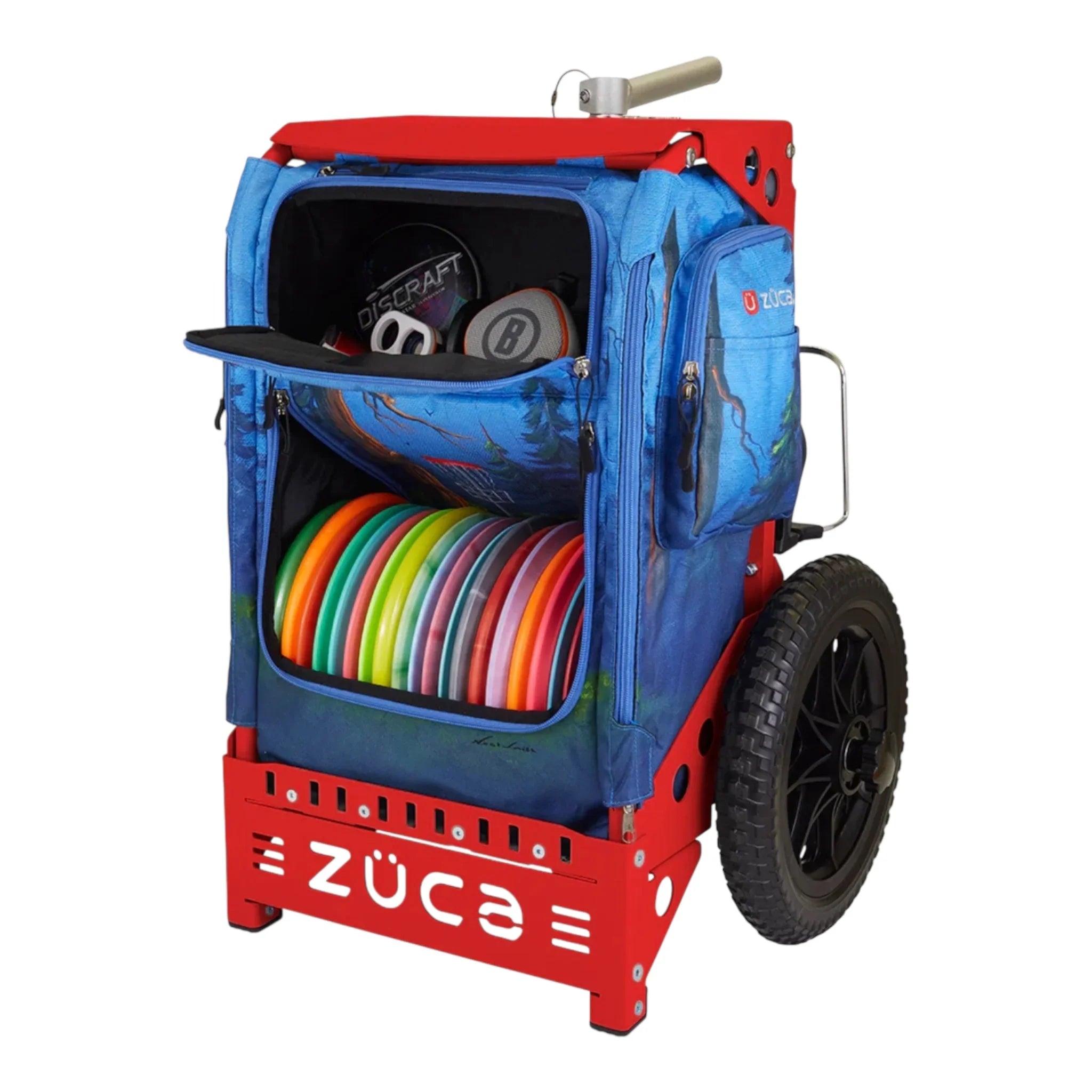 Zuca Trekker Disc Golf Cart with Birdie Pines Bag (Special Edition) Disc Golf