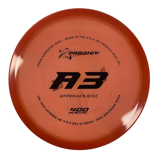 Prodigy Disc A3 | 400G | Red/Black 170g Disc Golf