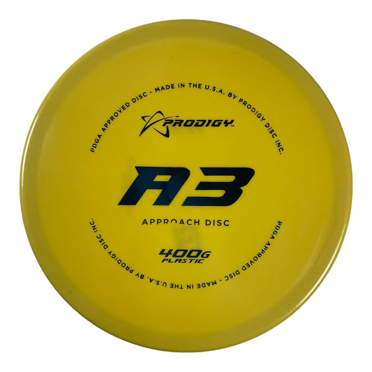 Prodigy Disc A3 | 400G | Yellow/Blue 173g Disc Golf