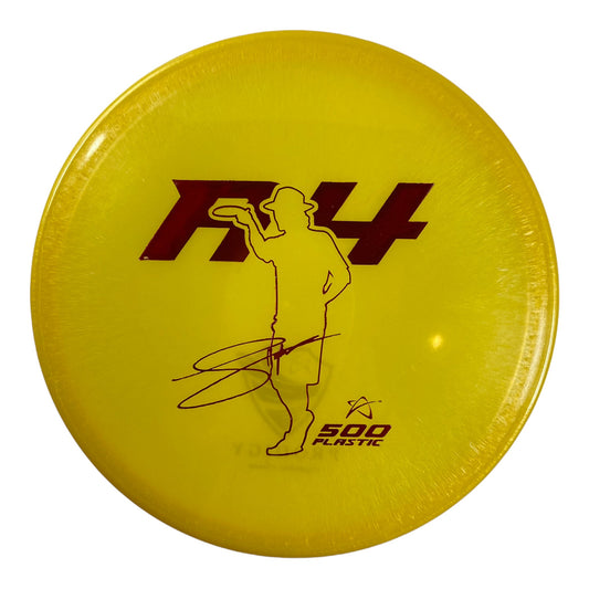 Prodigy Disc A4 | 500 | Yellow/Red 172-174g (Luke Humphries) Disc Golf