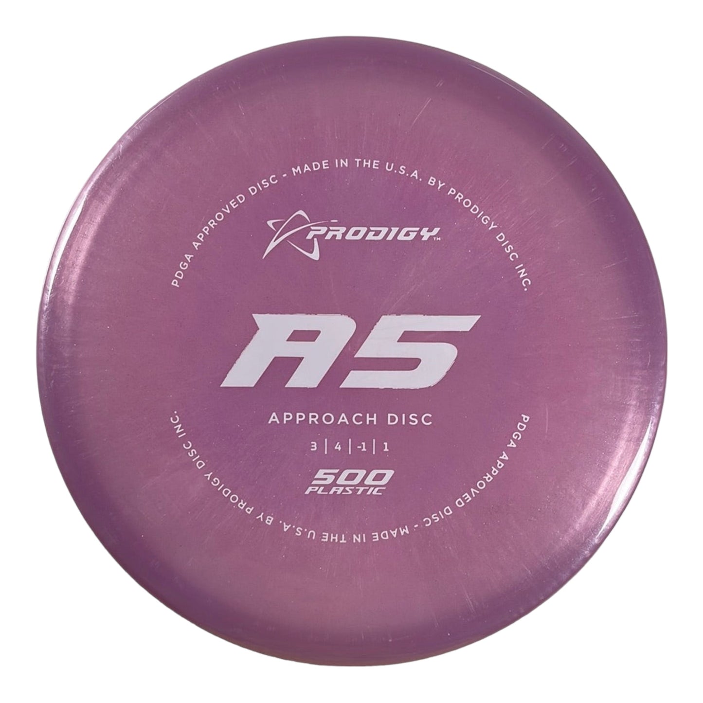 Prodigy Disc A5 | 500 | Purple/White 176g Disc Golf
