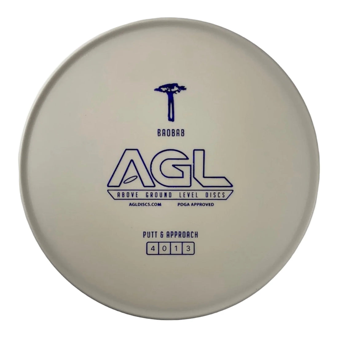 Above Ground Level Baobab | Woodland | White/Blue 173 - 175g Disc Golf